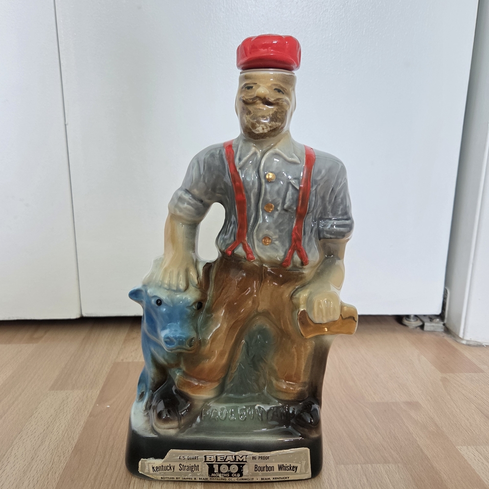 Jim Beam 100 Years Empty Bottle - Collectors Item